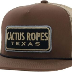HOOEY Adjustable Snapback Trucker Hat with Cactus Ropes Logo