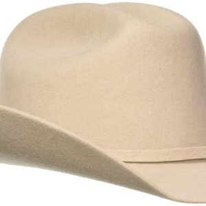 Justin Men’s Rodeo Hat - 3X Wool Collection - Cattleman Crease Crown - 4” Brim