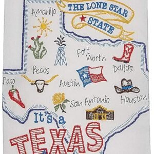 Kay Dee Designs ST Thing Texas EMB F/S Dish Towel, 17.5 x 28, Various