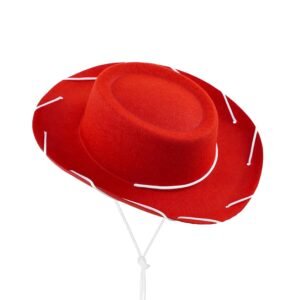 Kids Cowboy Hat - Soft Felt Western Rancher Hat kid Size with Chin Cord, Wild West Dress Up Costume Accessory