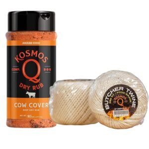 Kosmos Q Cow Cover Steak Seasoning Rub & Kosmos Butcher Twine