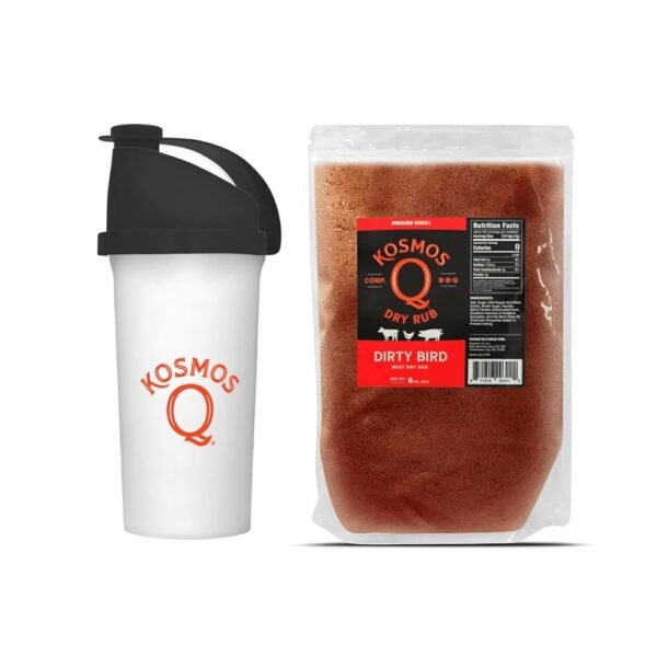Kosmos Q Dirty Bird BBQ Rub & Kosmos Q Product Mixer (25 oz)