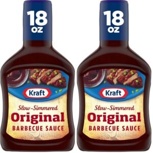 Kraft Original Slow-Simmered BBQ Barbecue Sauce (18 oz Bottle) (Pack of 2)
