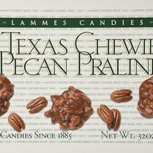 Lammes Candies Texas Chewie Pecan Pralines, 32 Oz Box