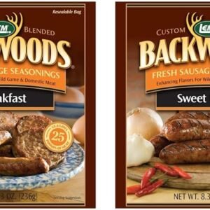 LEM Products Backwoods Breakfast Fresh Sausage Seasoning, Ideal & Products Backwoods Sweet Italian Fresh Sausage Seasoning, Ideal