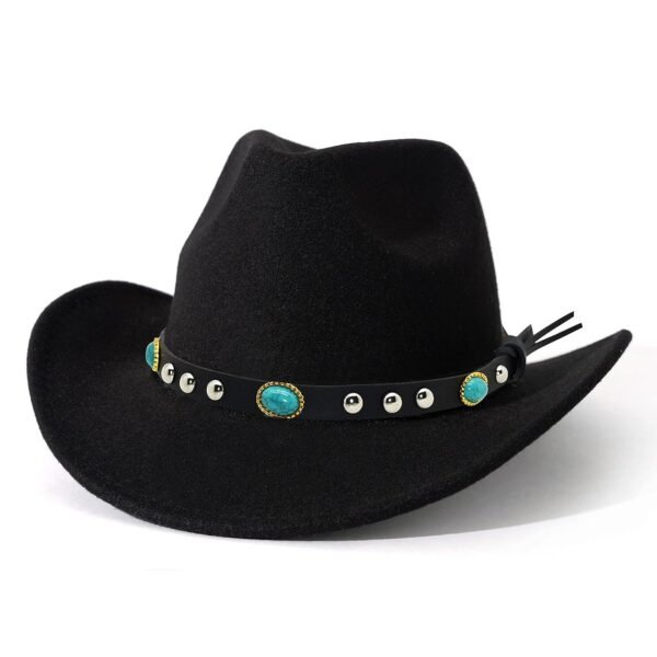 Lisianthus Felt Wide Brim Western Cowboy Hat for Men & Women