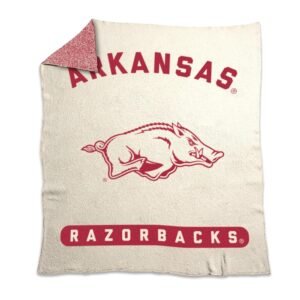 Logo Brands NCAA Luxe Dreams Blanket -Ultra-Soft & Cozy Plush Prime Fleece – 60” x 70” – Team Color Logo – Durable & Warm for Tailgating, Couch, or Game Day