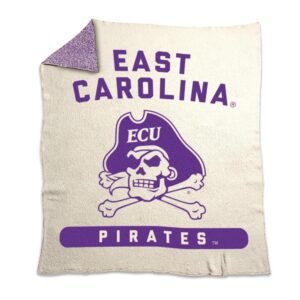 Logo Brands NCAA Luxe Dreams Blanket -Ultra-Soft & Cozy Plush Prime Fleece – 60” x 70” – Team Color Logo – Durable & Warm for Tailgating, Couch, or Game Day