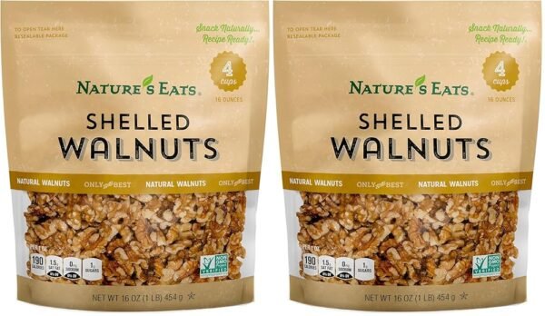 Nature's Eats Walnuts, 16 Ounce (Pack of 2)