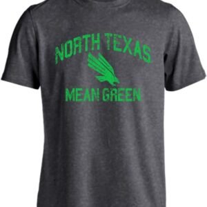 North Texas Mean Green Retro Distressed Short Sleeve T-Shirt