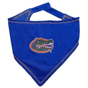 Pets First NCAA Florida Gators Tie Bandana, Small/Medium. Dog Bandana Scarf Bib for Pet Cat Dog. The Ultimate Game-Day, Party Bandana (FL-3550-S-M)