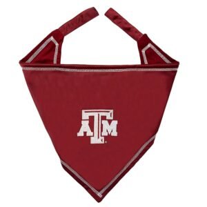 Pets First NCAA Texas A&M Aggies TIE Bandana, Size Small/Medium. Dog Bandana Scarf Bib for Pet Cat Dog. The Ultimate Game-Day, Party Bandana