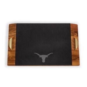PICNIC TIME NCAA Unisex-Adult NCAA Covina Acacia and Slate Serving Tray, Charcuterie Board Set