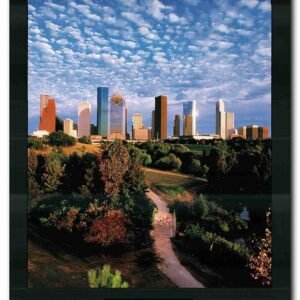 Picture Wall Decoration Houston City in Texas Art Print Poster (22x28)