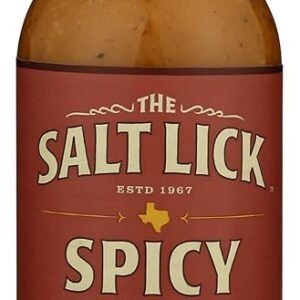 Salt Lick Spicy Recipe BBQ Sauce, Gluten Free, 12 Ounces (Pack Of 6)