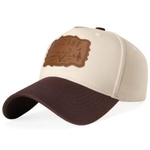 SANSTHS Cowboy Trucker Hats for Women Men Structured Vintage Trucker Hat Cow Print Baseball Cap Western Cowgirl Hat