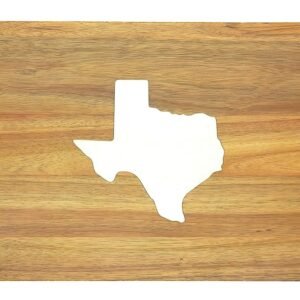 Texas cutting board/serving tray for kitchen or home; Decorative acacia board with Texas marble inlay - charcuterie/cheese/fruits and vegetables/sushi - Christmas, Birthday,...