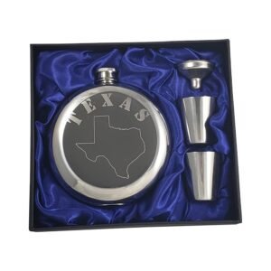 Texas Flask Gift Set - Lone Star State Pride