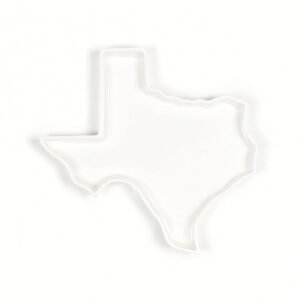 Texas Shaped Baking Dish Serving Platter or Decorative Tray Charming Porcelain Bakeware Oven Microwave and Dishwasher Safe