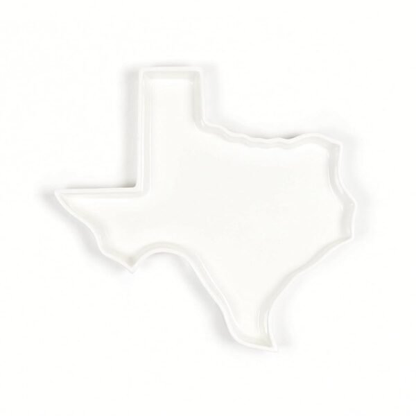 Texas Shaped Baking Dish Serving Platter or Decorative Tray Charming Porcelain Bakeware Oven Microwave and Dishwasher Safe
