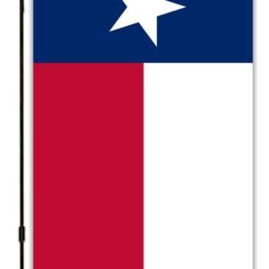 Texas State Garden Flag 12x18 Double Sided Texas Flags with Vivid Color for Yard Lawn Decoration, State Flag for Outdoor Indoor House Decor
