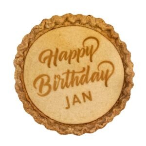Texas Talking Pies Custom Engraved Pie