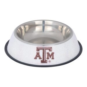 The Memory Company | Licensed NCAA Bling Team Logo Stainless Pet Bowl