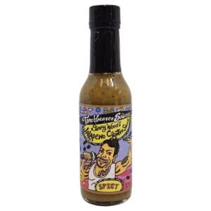 TorchBearer Sauces Danny Wood's Jalapeno Cilantro Sauce 5 Fl Oz, Heat level - Spicy, All Natural, Extract-Free, Made in USA