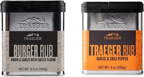 Traeger Burger Rub & SPC174 Traeger Rub with Garlic and Chili Pepper