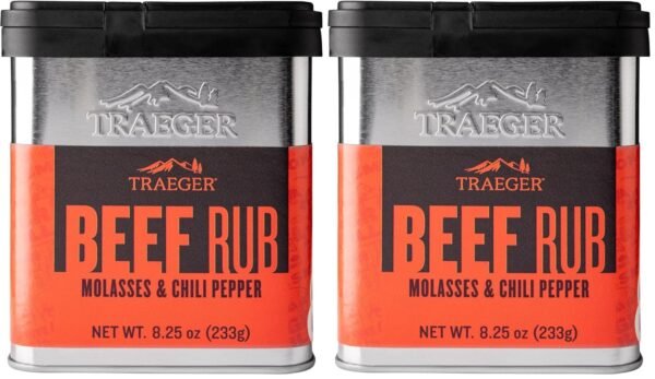 Traeger Grills SPC169 Beef Rub with Molasses and Chili Pepper (Pack of 2)