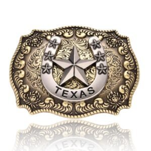 Western Texas Belt Buckle for Men Women, Rodeo Patriotic Belt Buckle, Native American Cowboy Belt Buckles