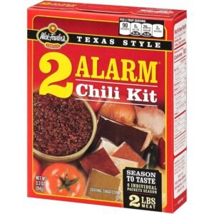 Wick Fowler's Texas Style 2 Alarm Chili Kit (4 Boxes - 3.3 oz each)