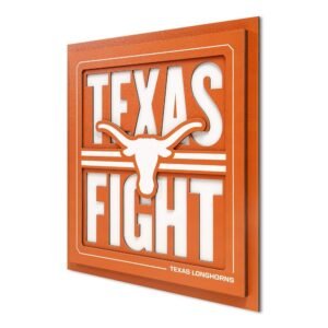 YouTheFan NCAA Texas Longhorns Slogan Series 3D Wall Art